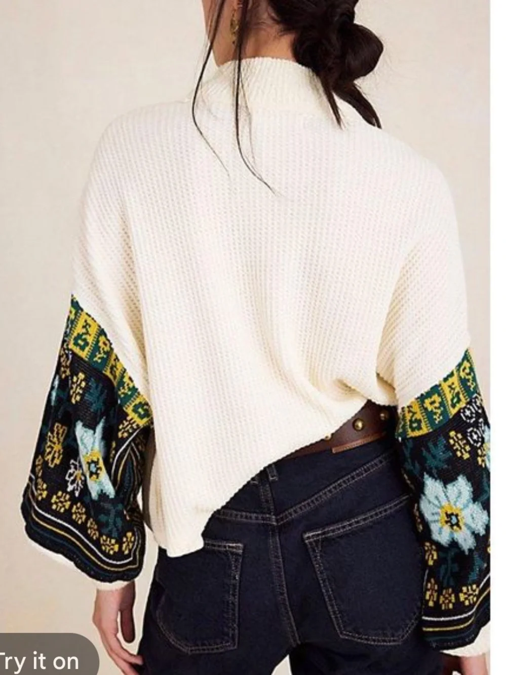 Free People That’s Awesome Cuffed Top